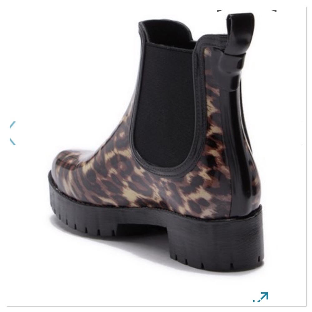 Jeffrey Campbell Cloudy Chelsea Rain Boot animal - Picture 2 of 8